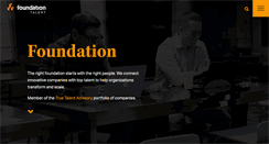 Desktop Screenshot of foundationtalent.com