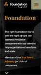 Mobile Screenshot of foundationtalent.com